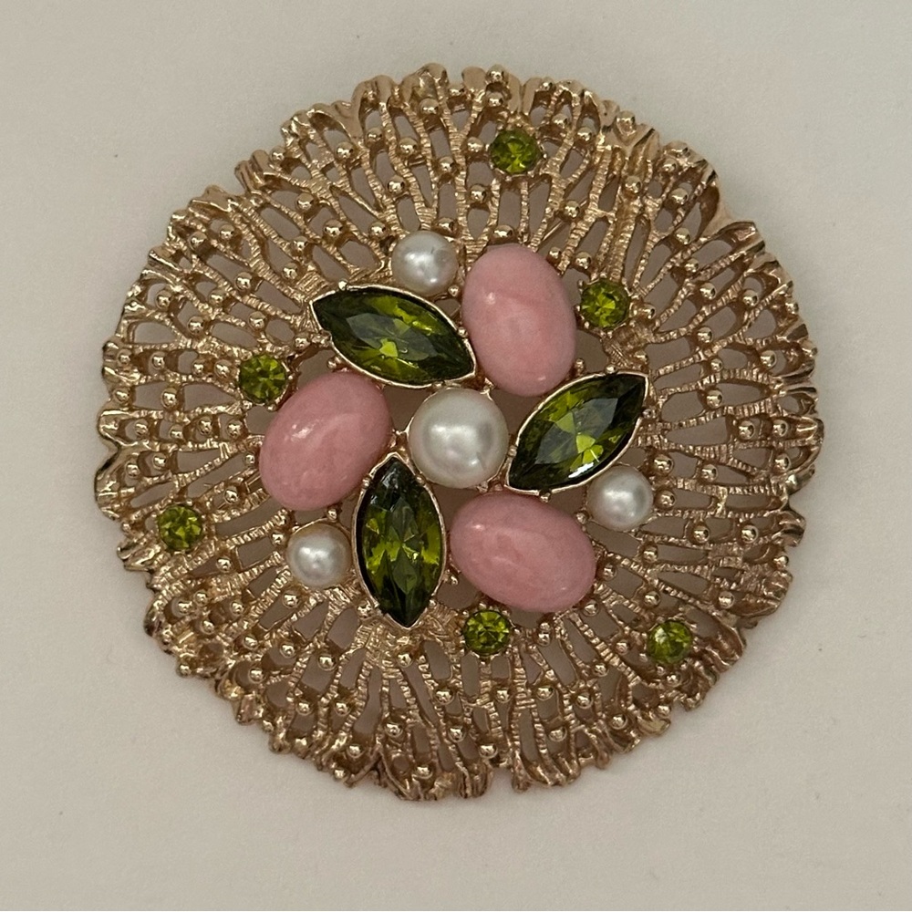 Vintage Sarah Coventry Brooch and Earrings Set - Picture 2 of 8